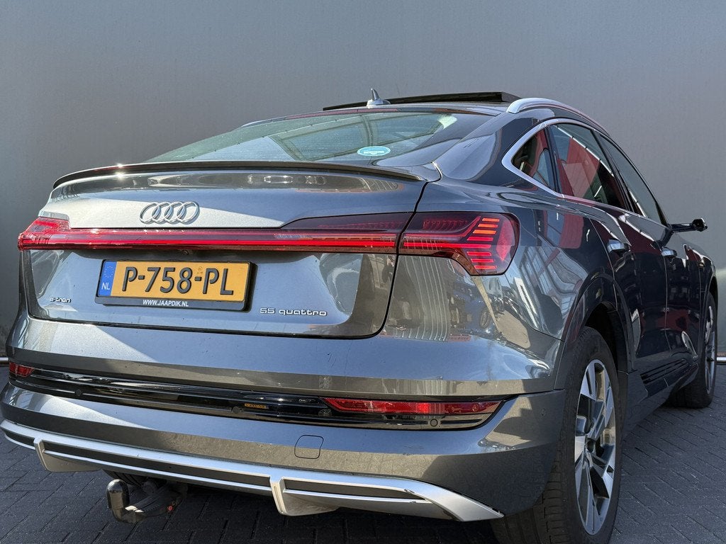 Audi e-tron Sportback BWJ 2021 55 quattro408 PK edition 95 k, Automaat, Huisgarantie, 95 kWh, Met garantie (alle)
