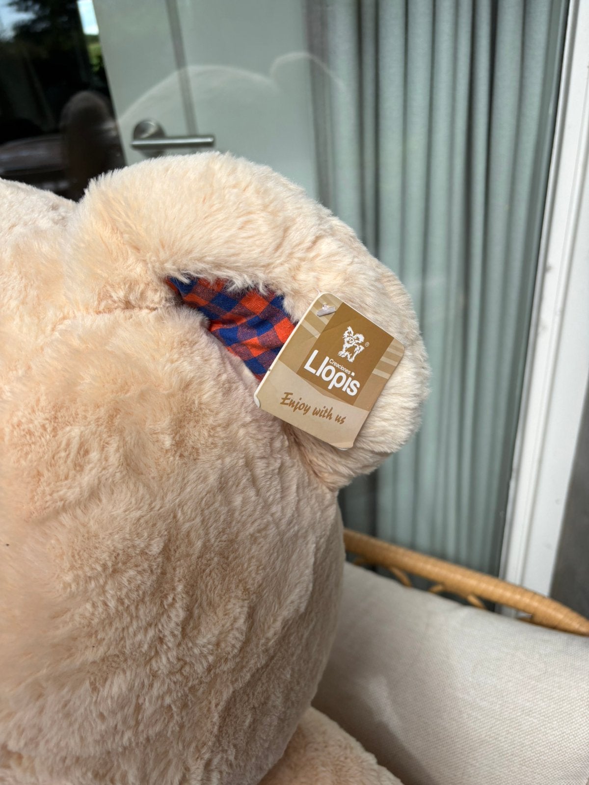 levensgrote beer / nieuw 120 cm, Kinderen en Baby's, Speelgoed | Knuffels en Pluche, Ophalen, Beer, Nieuw, Beige