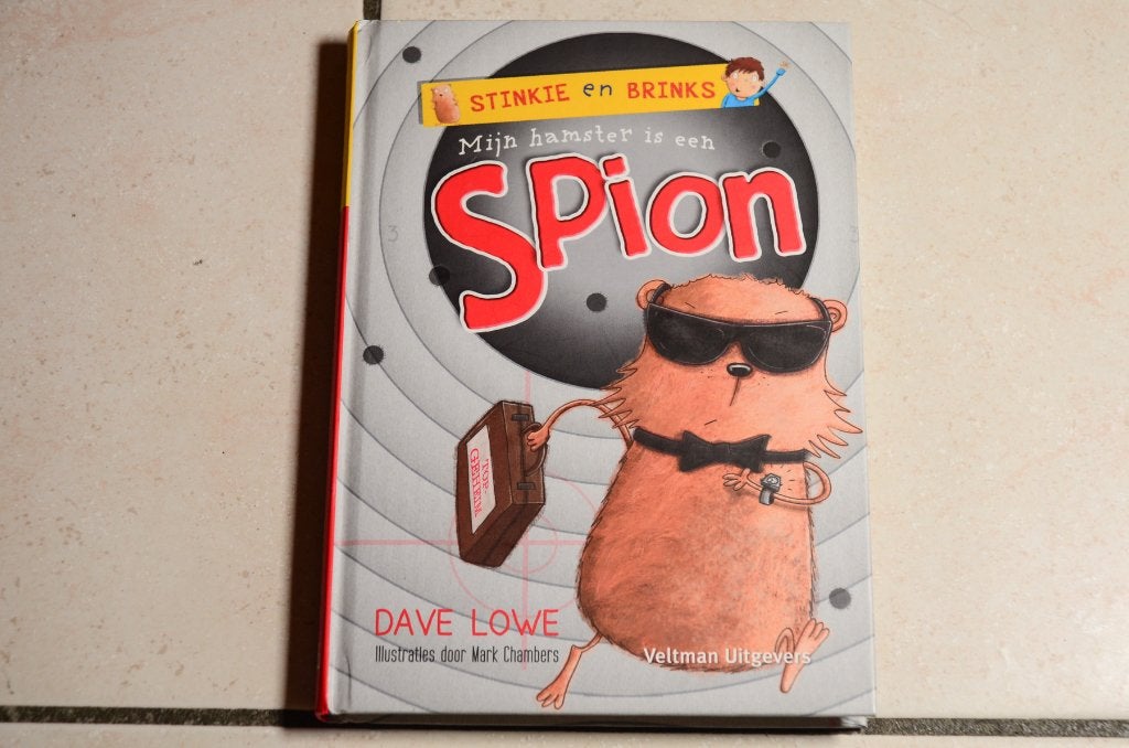 Stinkie en Brinks Mijn hamster is een Spion / Dave Lowe, Ophalen of Verzenden, Zo goed als nieuw, Fictie algemeen