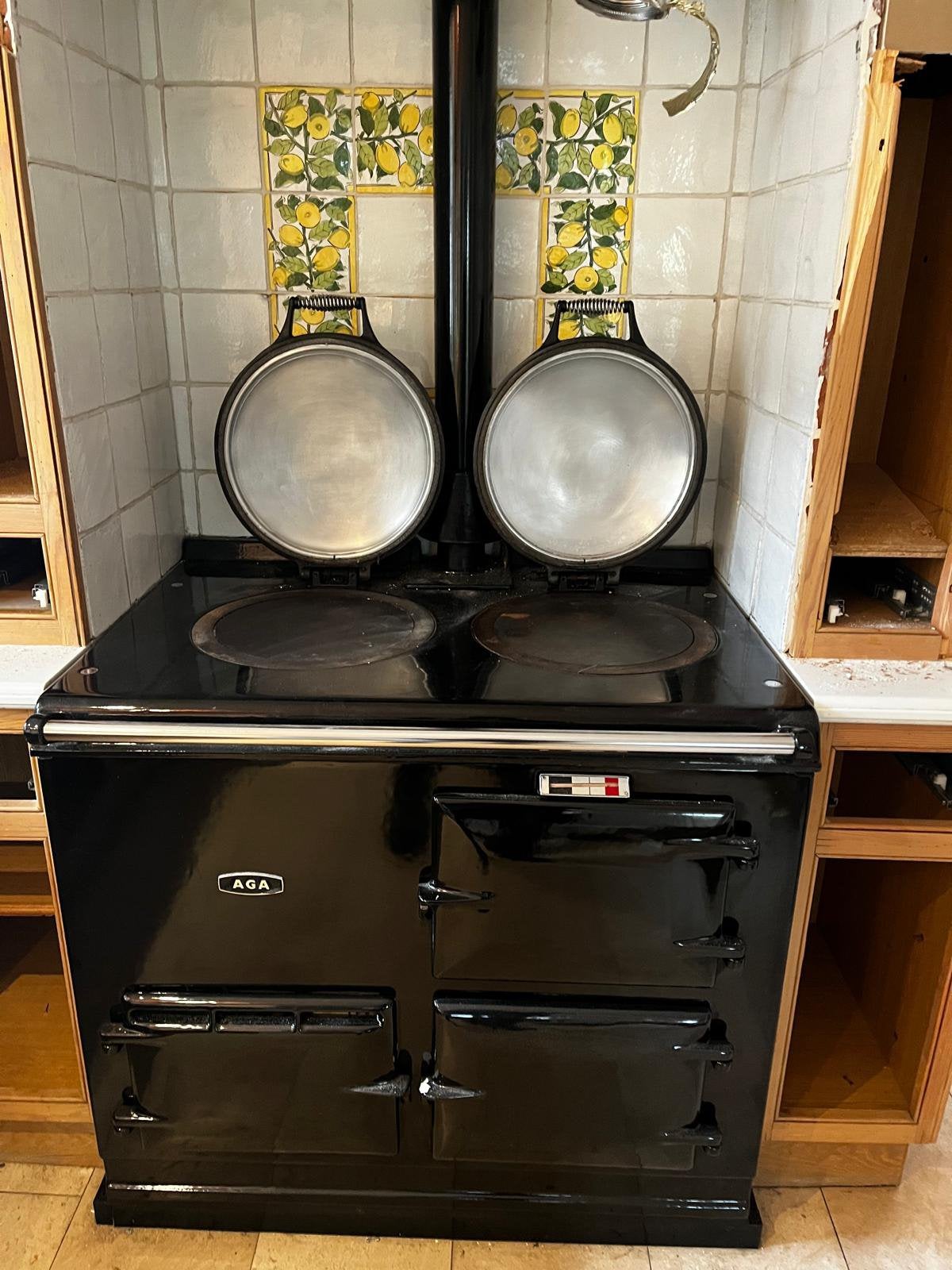 AGA fornuis, Witgoed en Apparatuur, Fornuizen, Ophalen, 60 cm of meer, Zo goed als nieuw, Gas