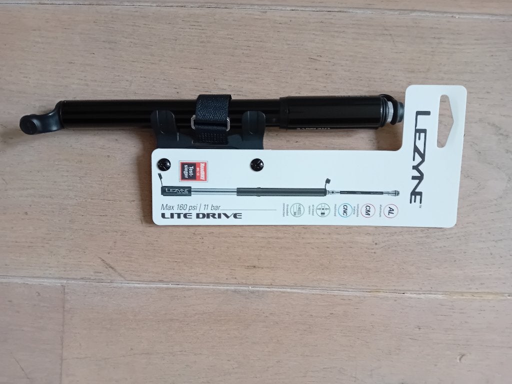 Lezyne Lite Drive fietspomp, Ophalen of Verzenden, Nieuw