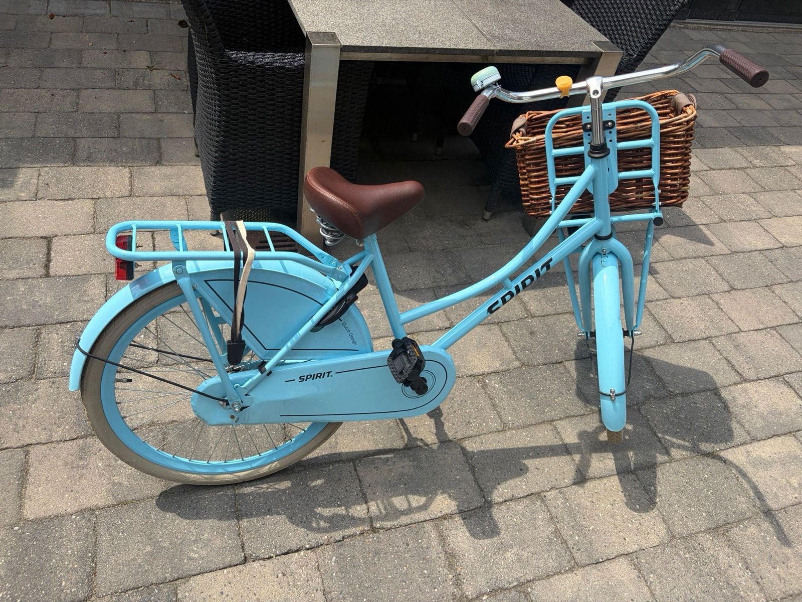 Spirit meisjesfiets 24 inch met 3 versnellingen en mand, Ophalen, Zo goed als nieuw, 24 inch, Versnellingen