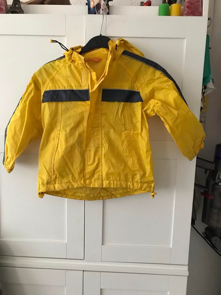 Hema Geel Regenjack Maat 98/104, Ophalen of Verzenden, Gebruikt, Jongen of Meisje