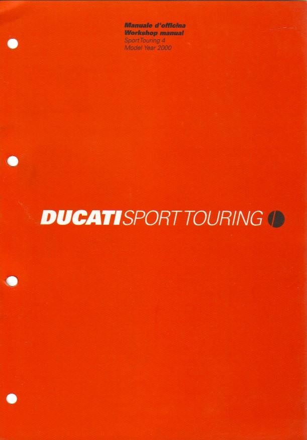 Ducati Sport Touring 4 service manual 2000 (5610z), Ophalen of Verzenden, Ducati
