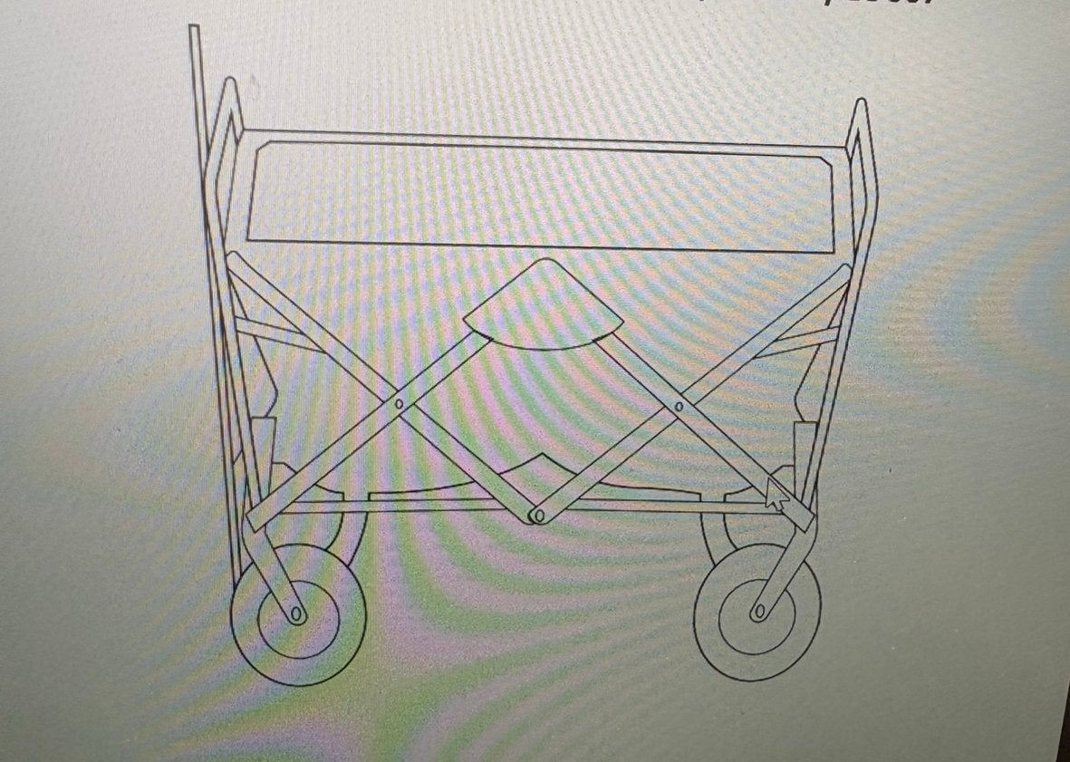 Bolderkar kleur zwart LG 1214 NIEUW tot 70 kg. Opvouwbaar., Ophalen, Opvouwbaar, Nieuw