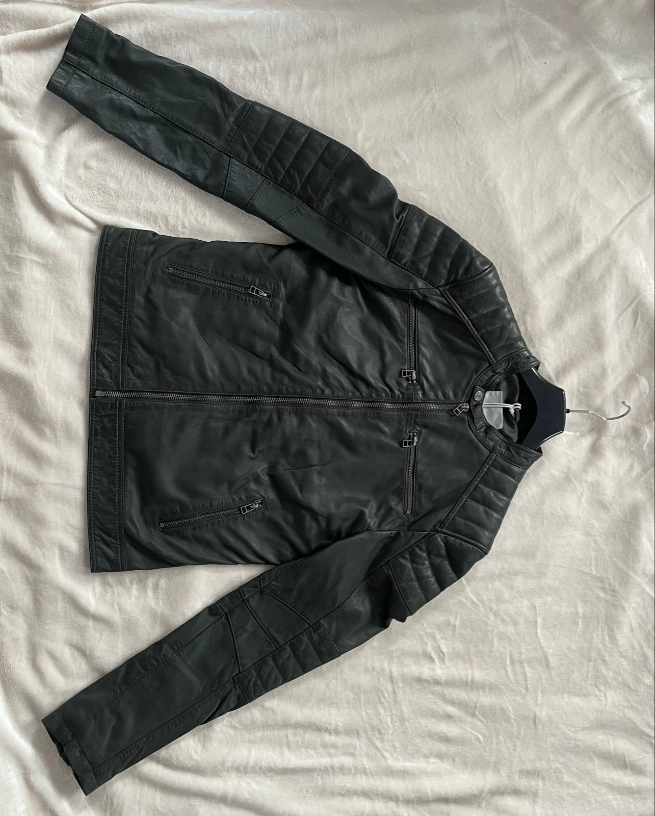 Goosecraft Legergroen Leren Jack Heren - Nieuw, Kleding | Heren, Verzenden, Nieuw, Maat 46 (S) of kleiner, Groen