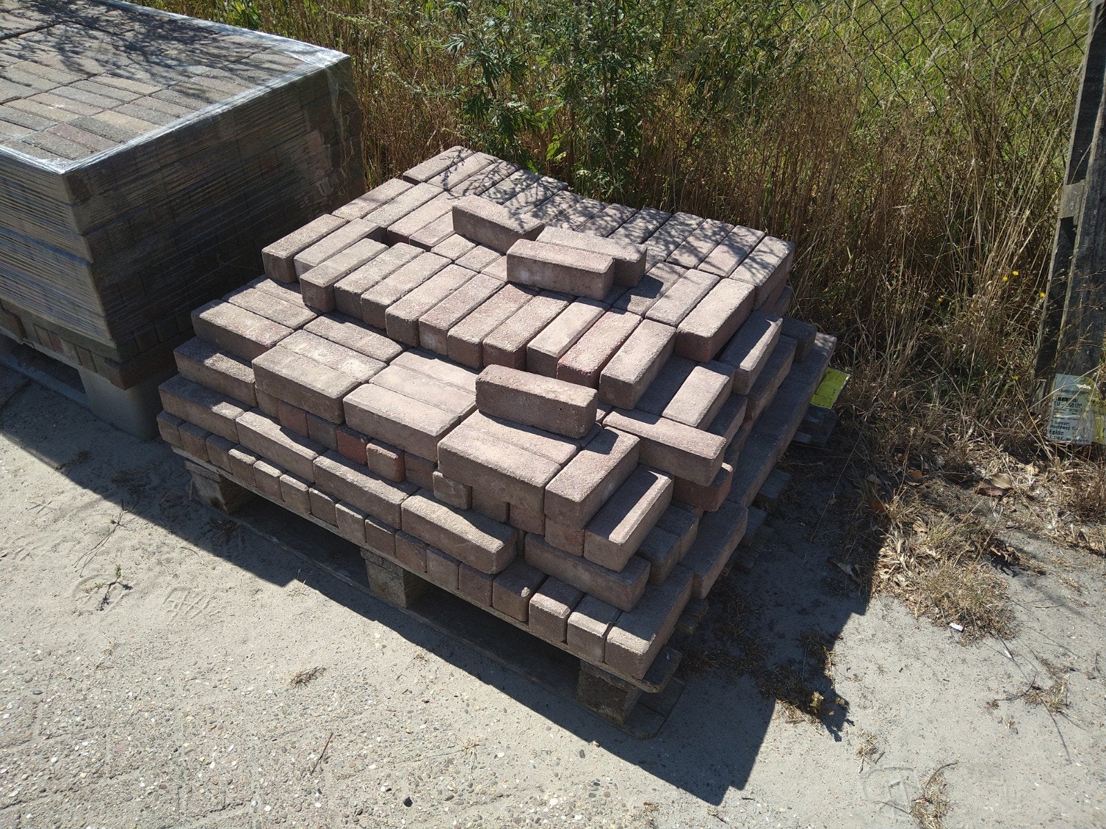 beton Klinkers - moderne waaltjes, Tuin en Terras, Ophalen, Klinkers, 5 tot 10 m², Zo goed als nieuw