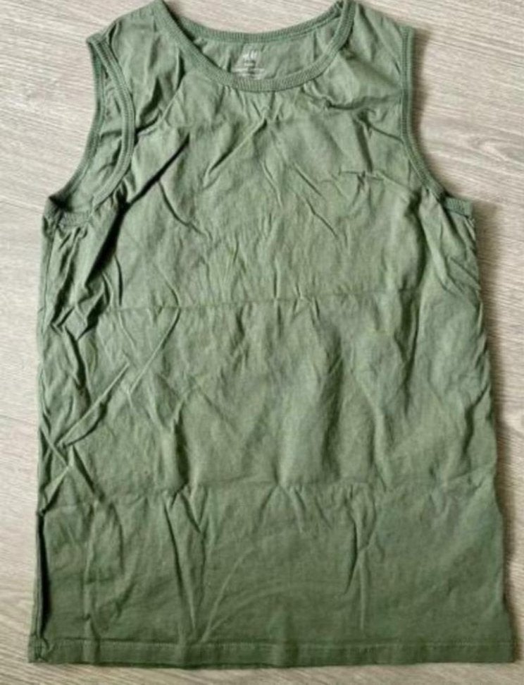 Heerlijk mosgroen hemdje singlet , maat 158 164, Kinderen en Baby's, Kinderkleding | Maat 158, H&M, Ophalen of Verzenden, Zo goed als nieuw
