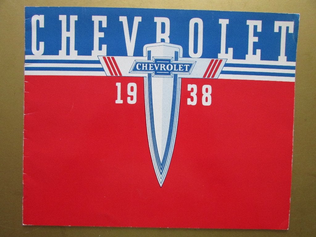 1938 Chervolet brochure, Engels, Ophalen of Verzenden, Zo goed als nieuw, Chevrolet