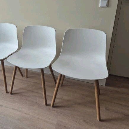 2 HAY AAC12 About A Chair - Witte eetkamerstoel, Ophalen, Gebruikt, Wit, Kunststof