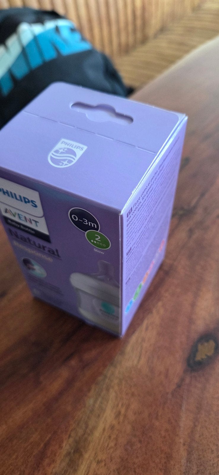 Philips Avent Natural Response Babyfles 0-3m Slow, Ophalen of Verzenden, Nieuw, Babyfles, Philips Avent