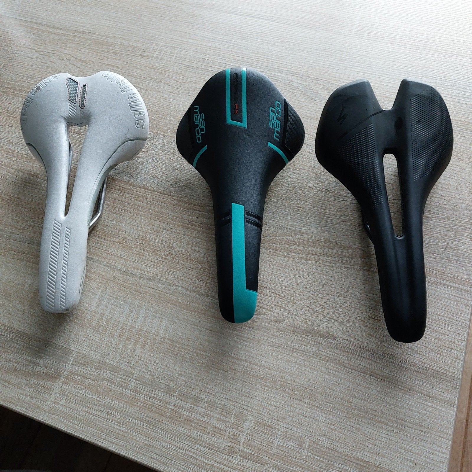 Fietszadels: Bianchi, Toupe, Selle Italia - Keurige staat, Ophalen of Verzenden, Zo goed als nieuw, Heren