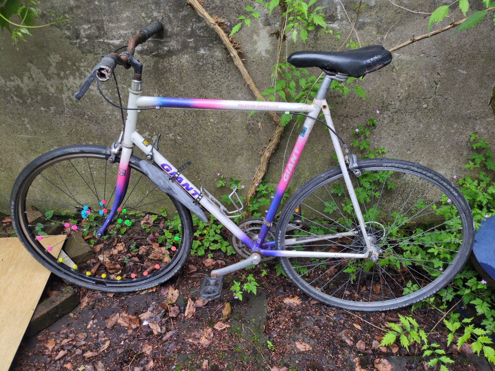 Giant Fiets - Vintage Model voor onderdelen, Ophalen, 28 inch, 10 tot 15 versnellingen, Velgrem