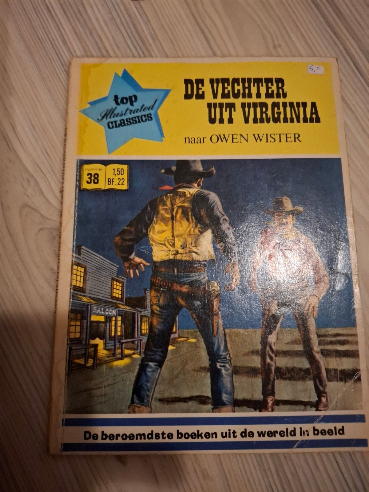 Top Illustrated Classics - De Vechter uit Virginia, Eén stripboek, Ophalen of Verzenden, Gelezen, Owen Wister