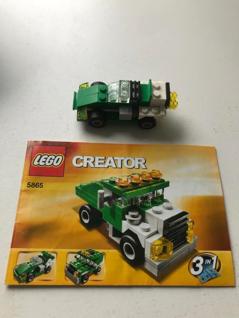 Lego Creator 5865 Mini Kiepwagen 3-in-1, Kinderen en Baby's, Speelgoed | Duplo en Lego, Gebruikt, Lego, Complete set, Compleet