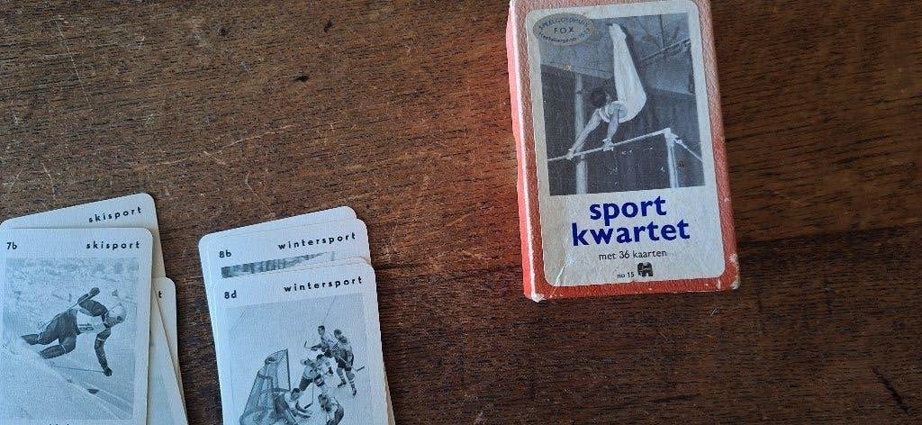 vintage ''sport'' kwartet, Verzamelen, Ophalen of Verzenden, Gebruikt, Kwartet(ten)