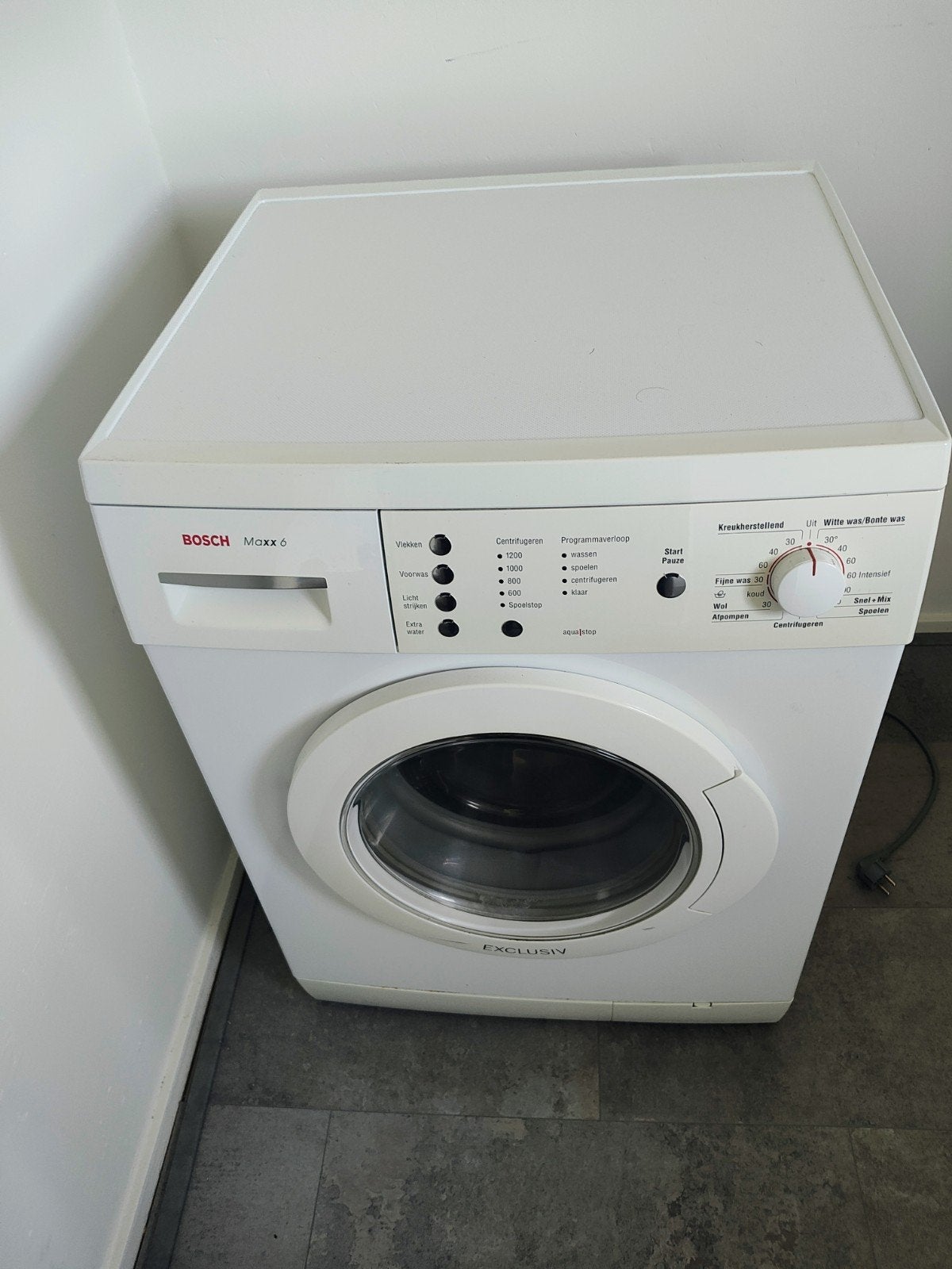 Bosch Maxx 6 Wasmachine - WAE24190NL/22, Witgoed en Apparatuur, Ophalen, Gebruikt, Voorlader, 85 tot 90 cm