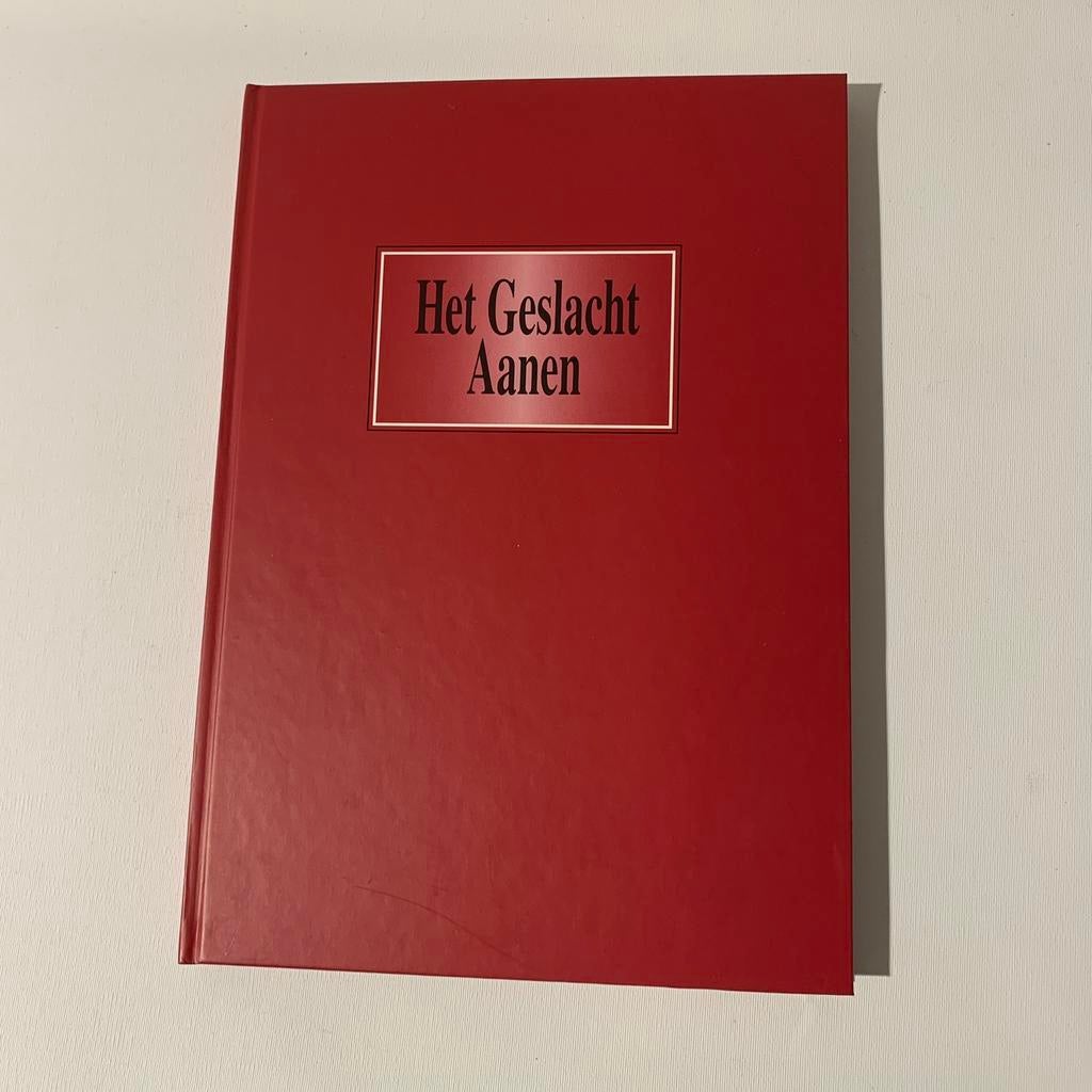 Erkelens-Aanen Het geslacht Aanen genealogie Alblasserwaard, Ophalen of Verzenden, Gelezen