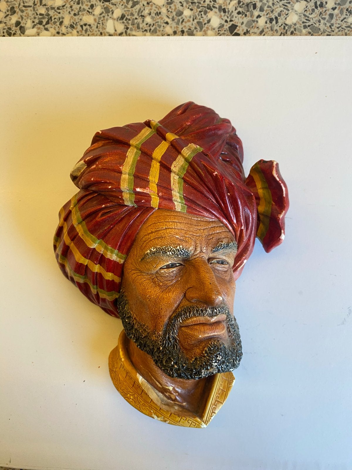 Bosson Hoofd Abdulah - Groot Model 20cm, Ophalen of Verzenden