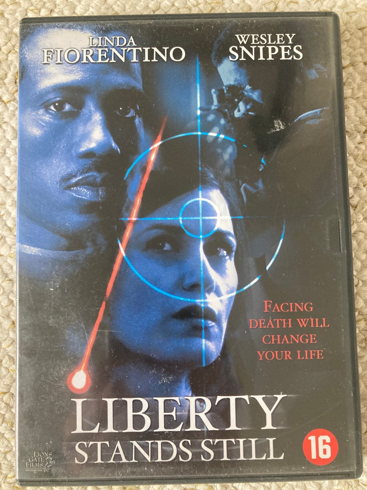 DVD ‘Liberty stands still’ met Wesley Snipes, Cd's en Dvd's, Psychologische thriller, Vanaf 16 jaar, Nederlands, Ophalen of Verzenden