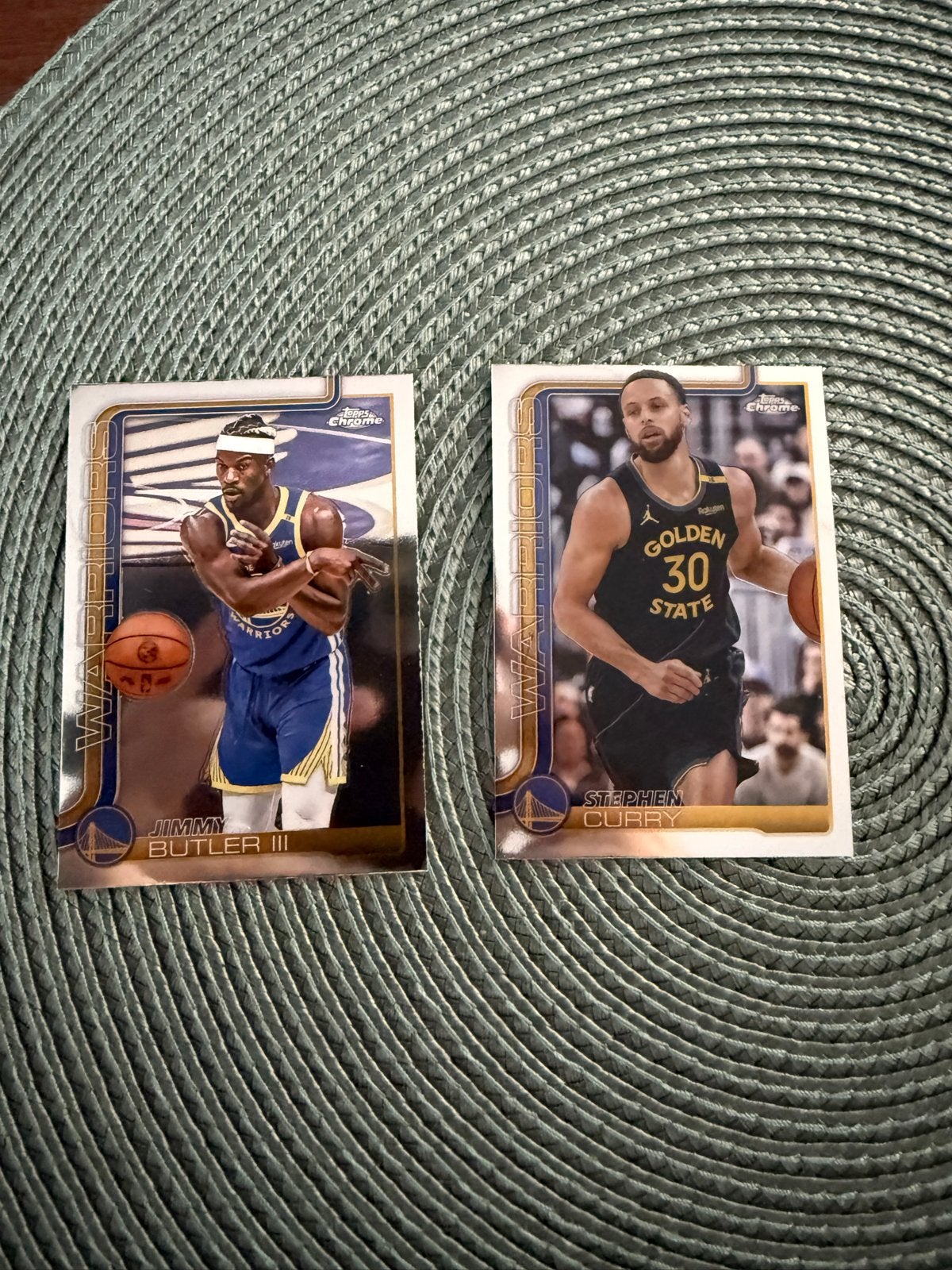 NBA Topps Chrome Jimmy Butler III & Stephen Curry Kaarten, Ophalen of Verzenden, Nieuw, Overige sporten, Spelerskaart