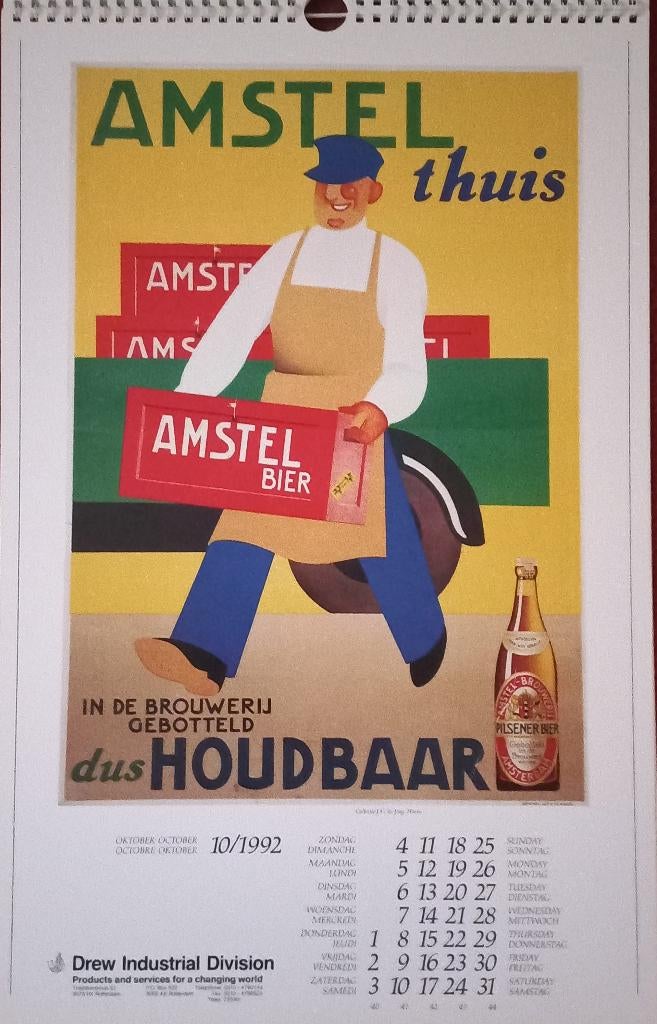 Maandkalenders 1992/2002, Ophalen of Verzenden, Zo goed als nieuw