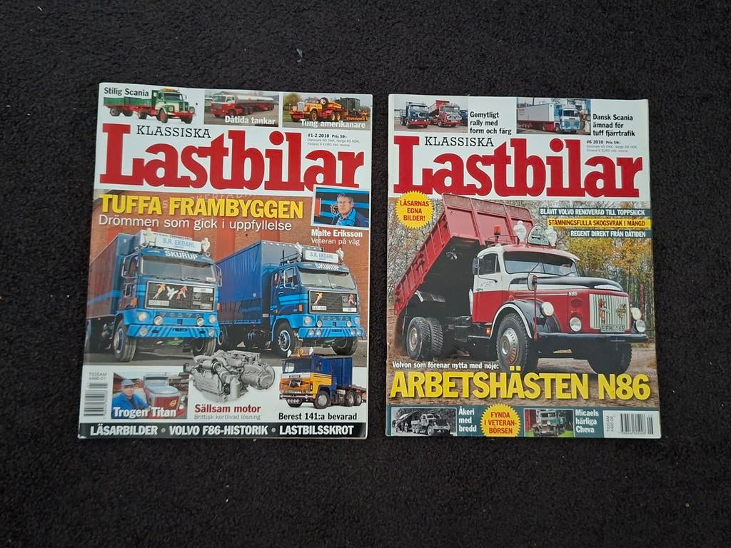Tijdschrift Klassiska Lastbilar Zweeds 2010, Ophalen of Verzenden, 1980 tot heden, Tijdschrift