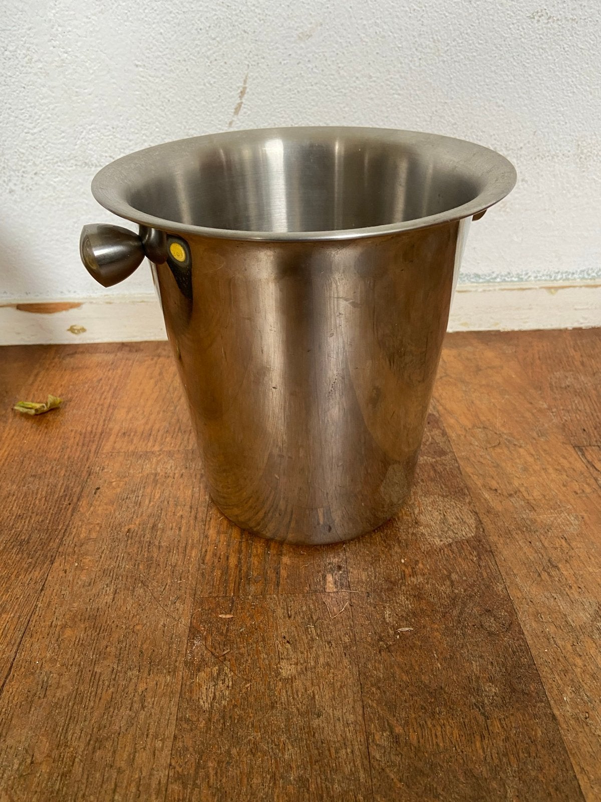 RVS Flessenkoeler / Champagnekoeler - Hoog 20cm, Breed 21cm, Flessenkoeler, Gebruikt, Zilver, Ophalen of Verzenden