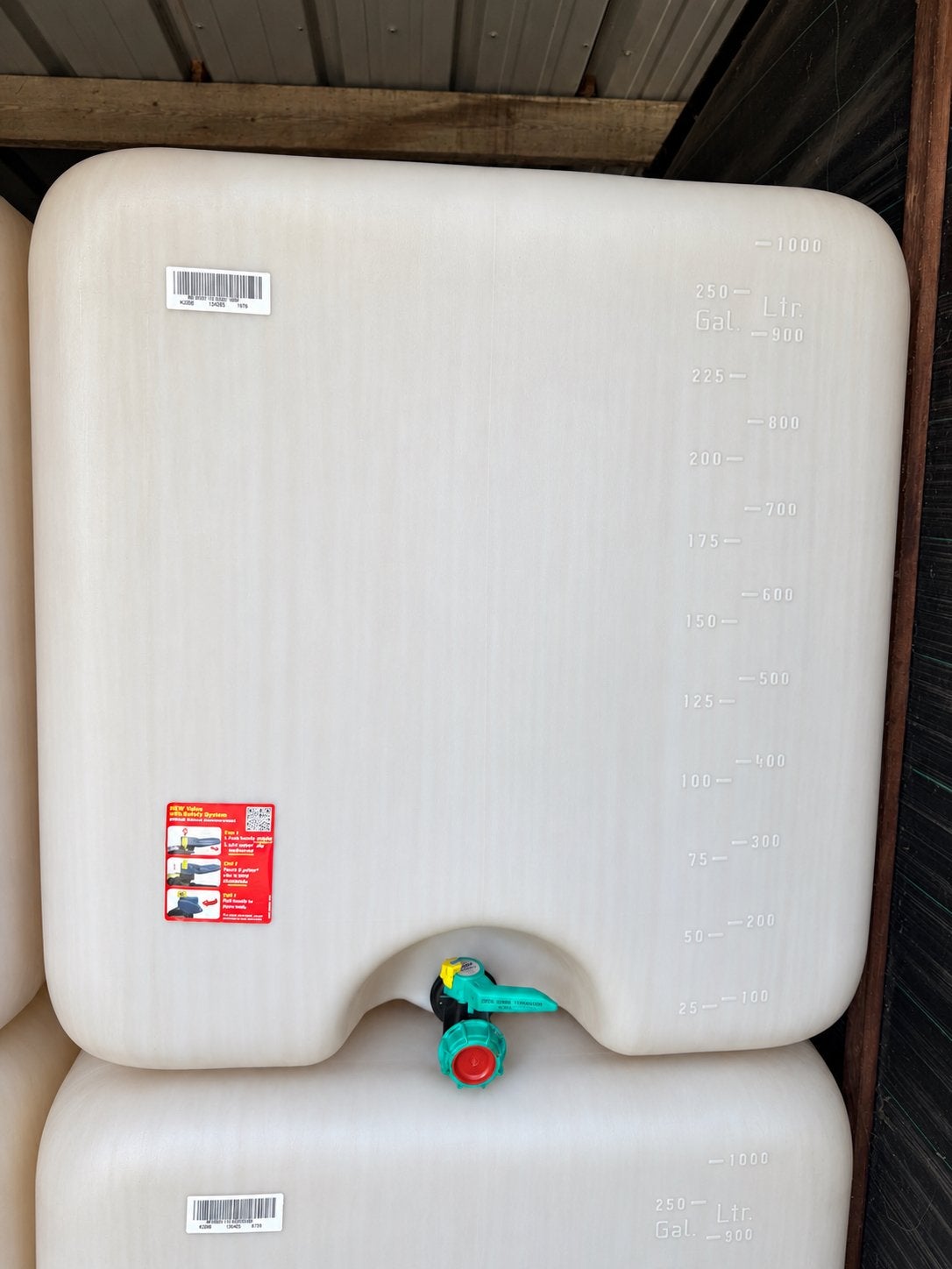 1000 Liter Watertank IBC Tank Kunststof met Kraan, Tuin en Terras, Regentonnen, Ophalen, Kunststof, Met kraantje, 150 liter of meer