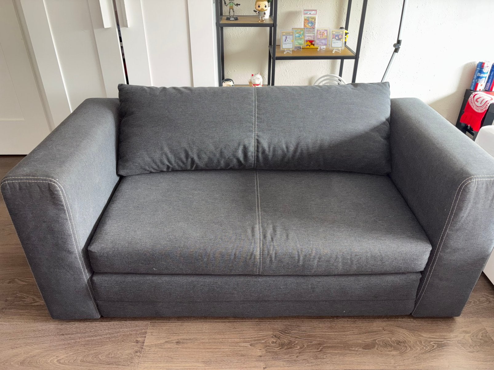 Slaapbank ikea Askeby, Ophalen, Gebruikt, Tweepersoons, 140 cm