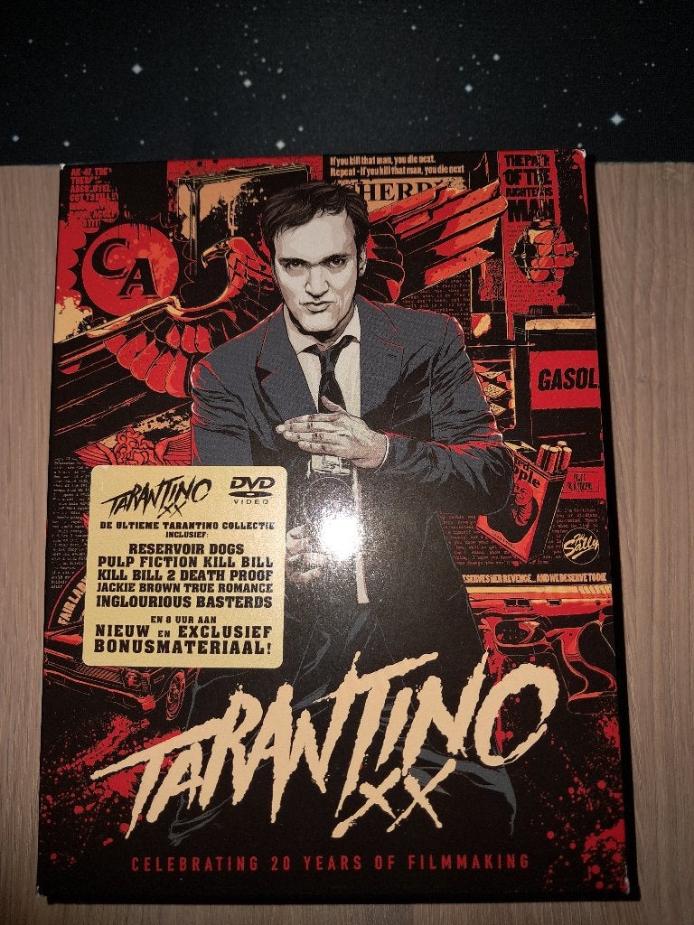 DVD box Quentin Tarantino collectie, Gebruikt, Boxset, Actie, Ophalen of Verzenden