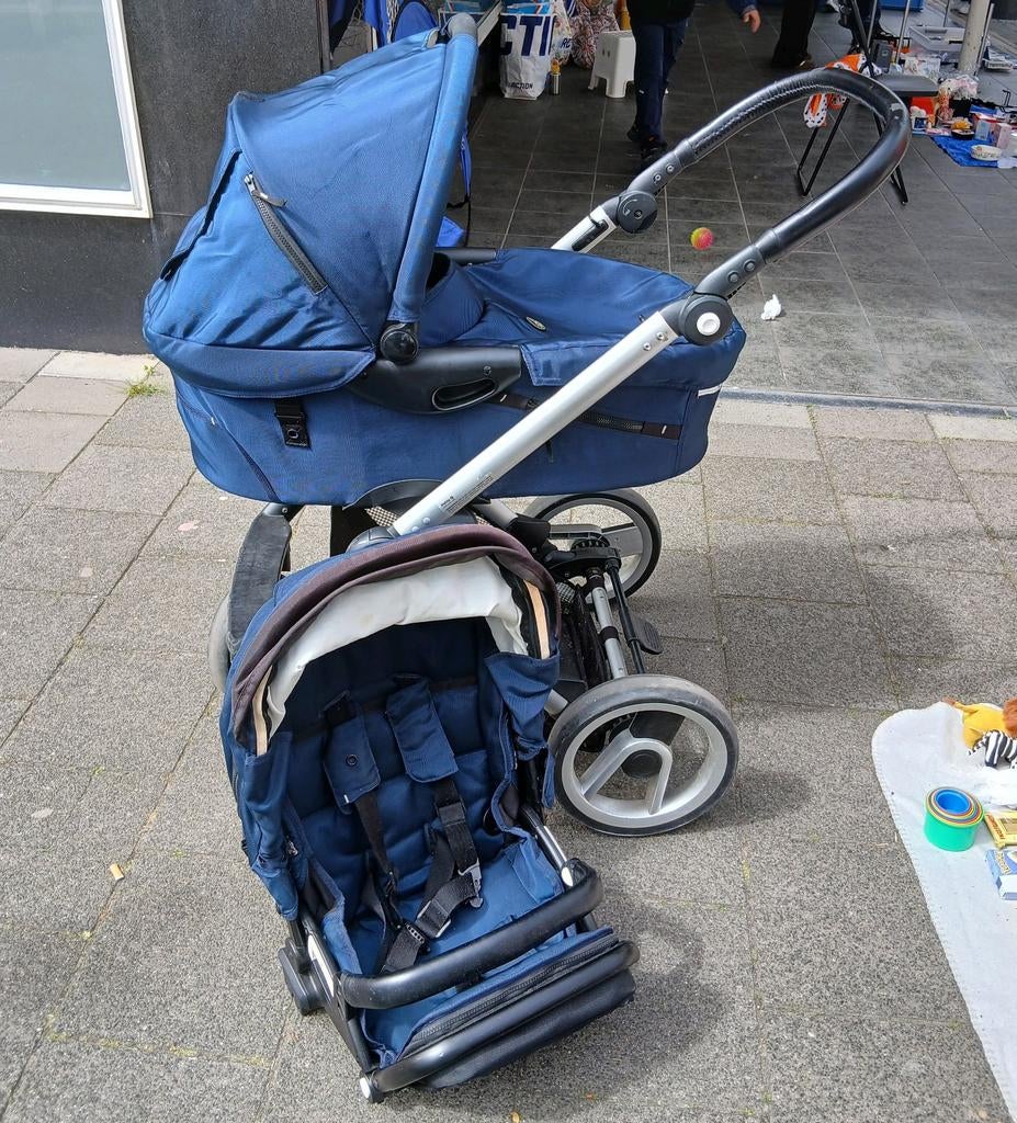 Mutsy combi kinderwagen/wandelwagen met matras + accessoires, Ophalen, Gebruikt, Combiwagen, Mutsy