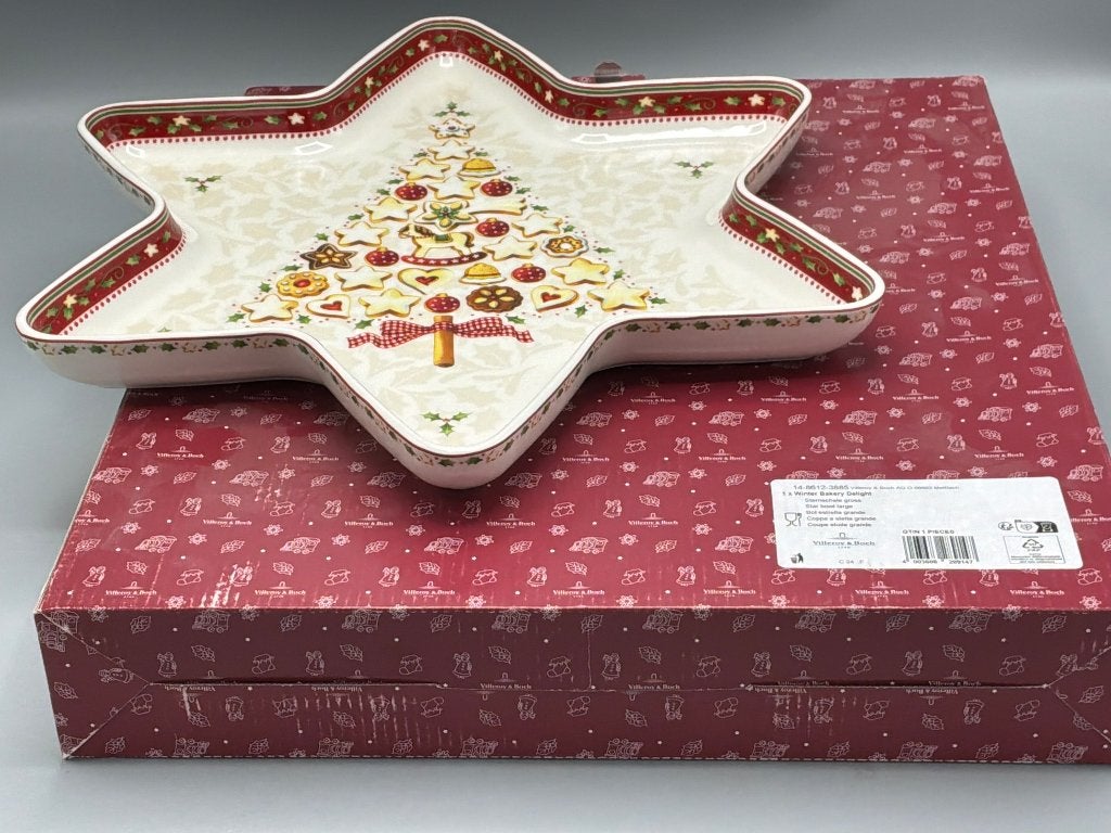 Nieuw Villeroy&Boch ster schaal kerst  large, Villeroy & Boch, Nieuw, Ophalen of Verzenden, Schaal of Schalen