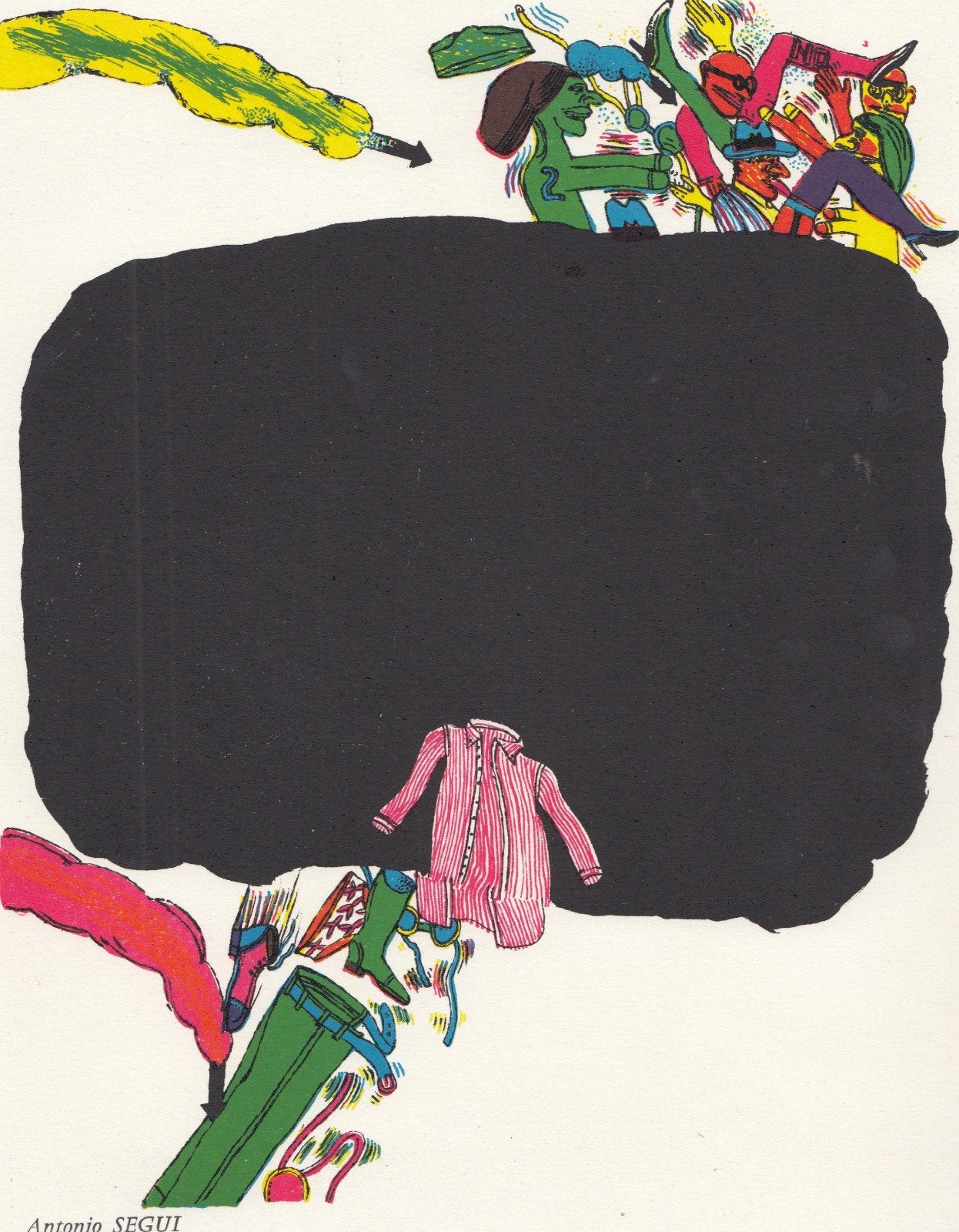 Antoni Sequi lithografie jaren 60, Ophalen of Verzenden