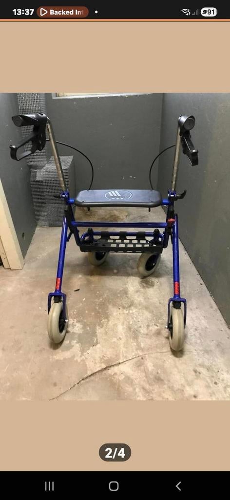 Rollator, Diversen, Rollators, Ophalen of Verzenden, Zo goed als nieuw
