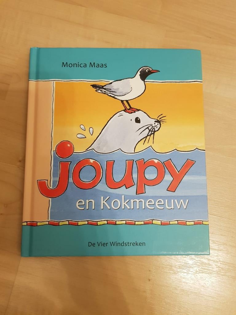 Joupy en Kokmeeuw - Monica Maas (Kinderboek), Ophalen of Verzenden, Zo goed als nieuw, Monica Maas, 2 tot 3 jaar