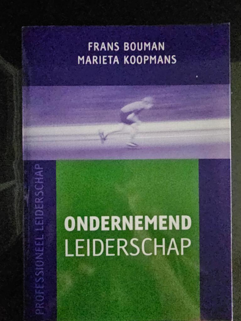 Ondernemend Leiderschap - Frans Bouman & Marieta Koopmans, Boeken, Studieboeken en Cursussen, Gelezen, Frans Bouman, Marieta Koopmans