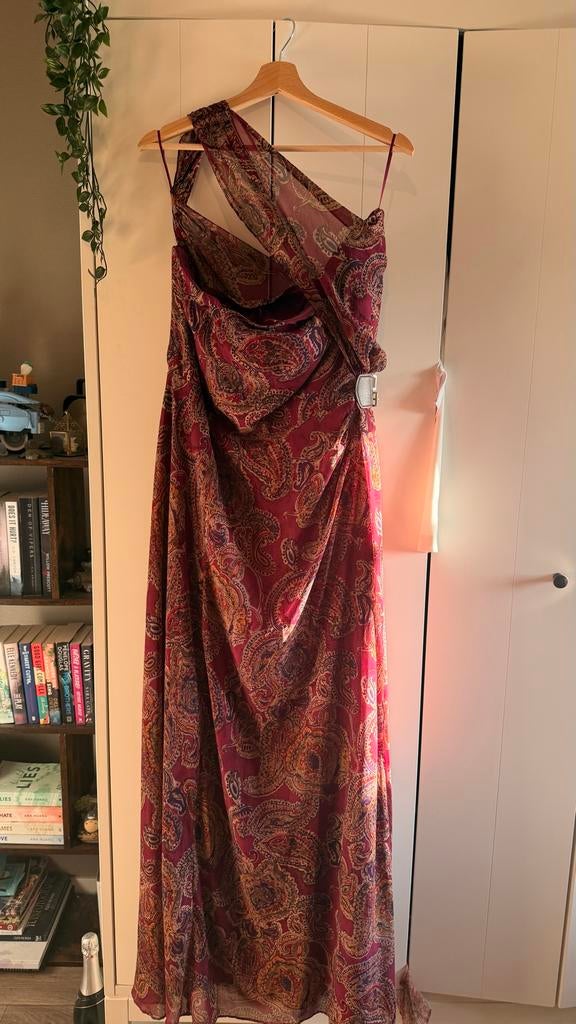 Ralph Lauren gala jurk, off shoulder, meerkleurig, Galajurk, Overige kleuren, Maat 46/48 (XL) of groter, Ophalen of Verzenden