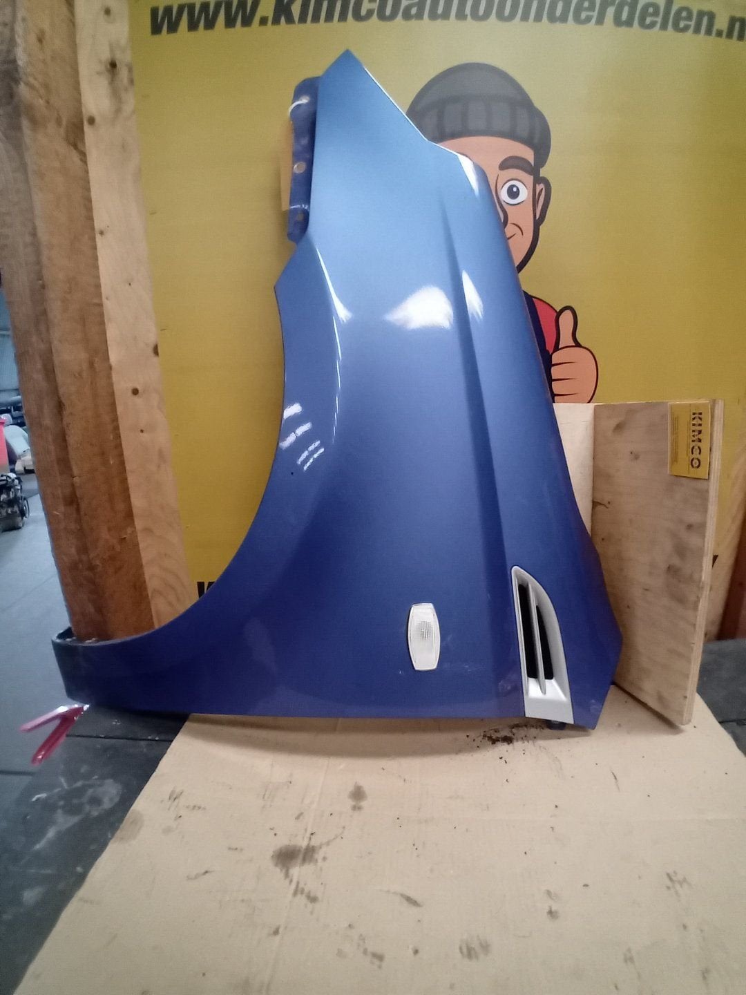 Linker spatbord Chevrolet Aveo bj.2008, Auto-onderdelen, Carrosserie en Plaatwerk, Ophalen, Gebruikt, Links, Spatbord