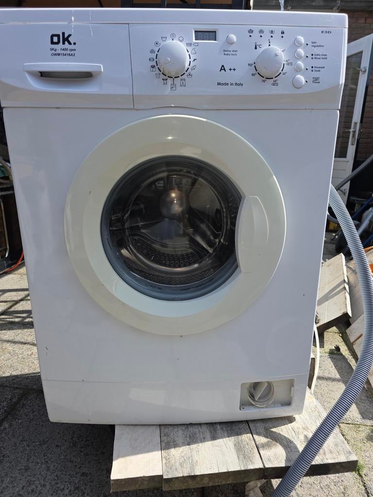 OK. Wasmachine OWM15416A2 - 5kg, 1400 toeren, A++, Witgoed en Apparatuur, Wasmachines, Ophalen