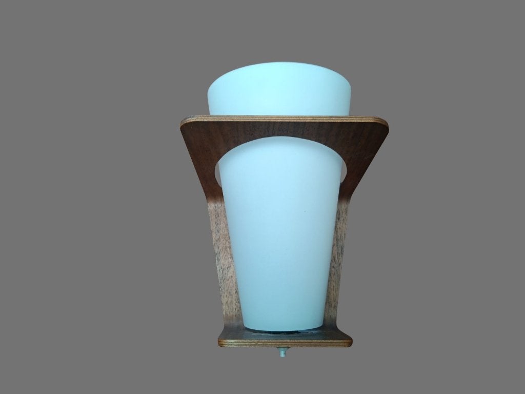 Louis Kalff NX41 wandlamp Philips, Philips, Bruin, E14 (klein), Zo goed als nieuw