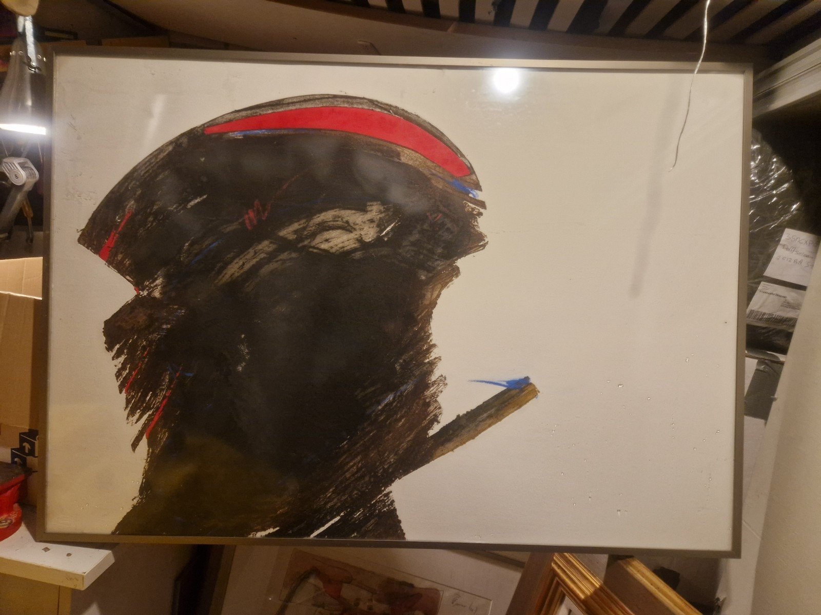 erik bersou gesigneerd, Figuren, Gesigneerd, Ophalen of Verzenden, Olieverf
