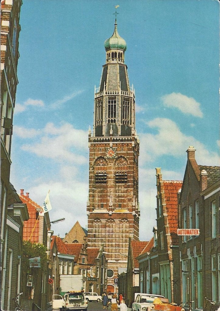 Enkhuizen st pancras toren ongelopen ansichtkaart ( a1634), Ophalen of Verzenden, 1980 tot heden, Gelopen, Noord-Holland