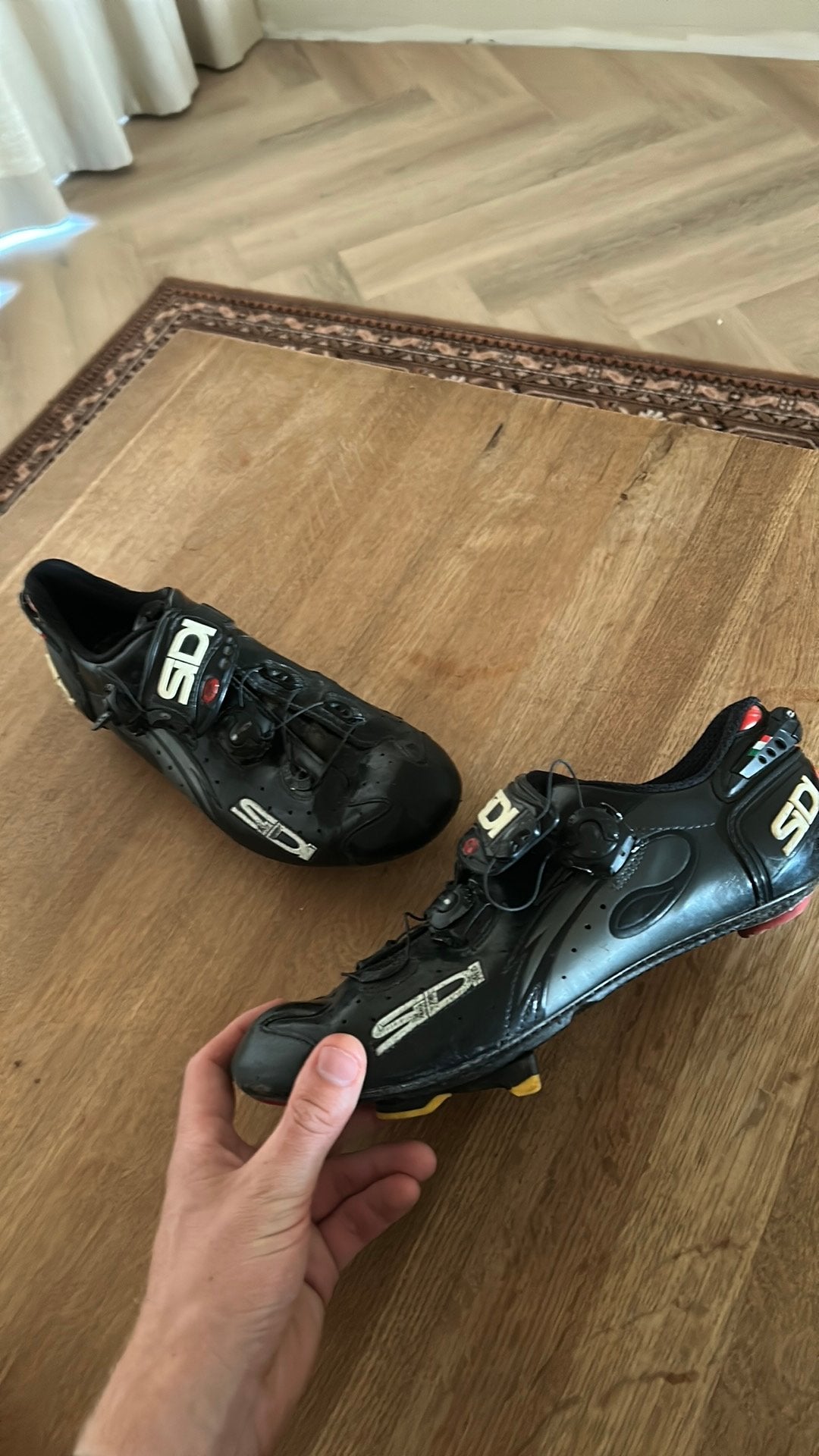 Sidi Carbon Wire pro racefiets schoenen maat 45, Ophalen of Verzenden, Zo goed als nieuw