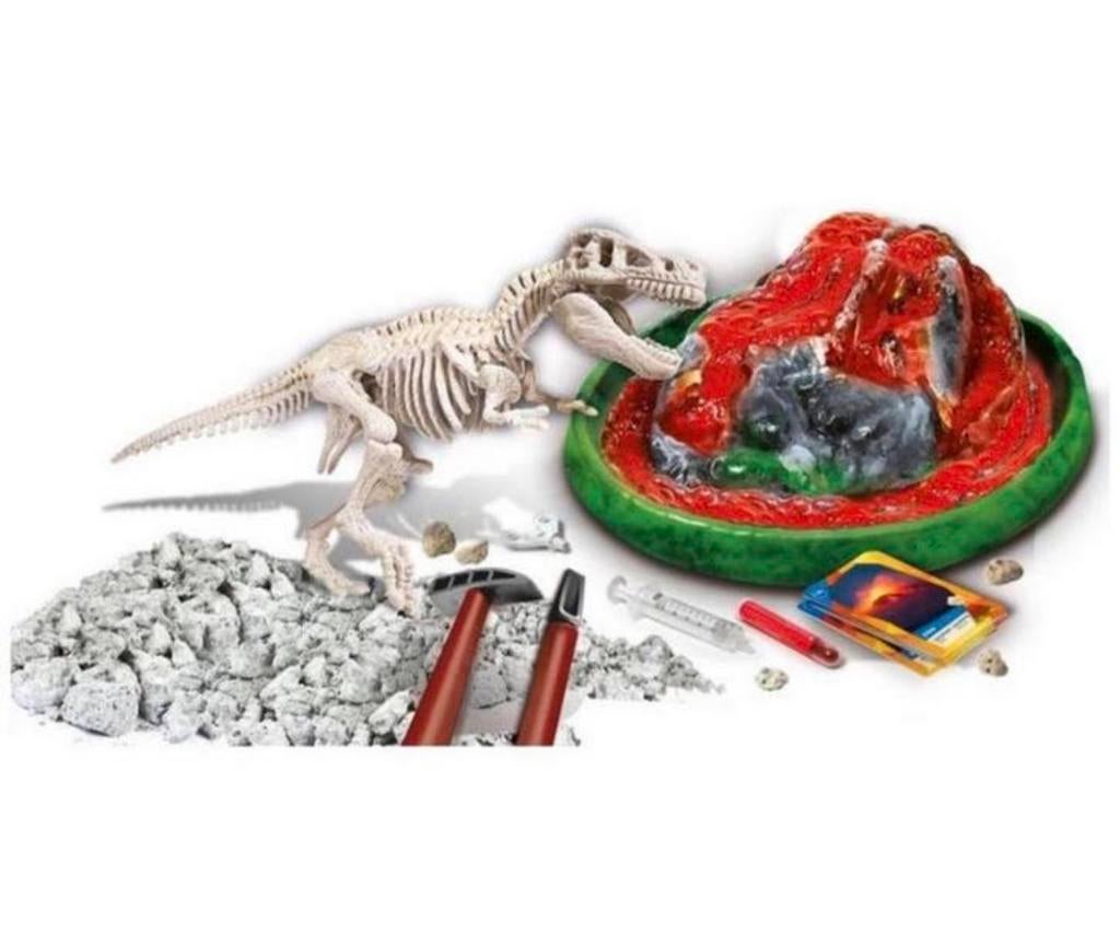 Clementoni Jurassic Park 2 II Volcano speelgoed set + T-Rex, Nieuw, Ophalen of Verzenden, H, H