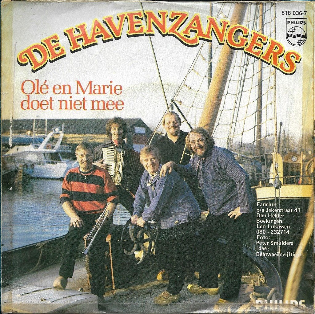 De Havenzangers - Olee en Marie doet niet mee, Ophalen of Verzenden, Gebruikt, 7 inch, Nederlandstalig