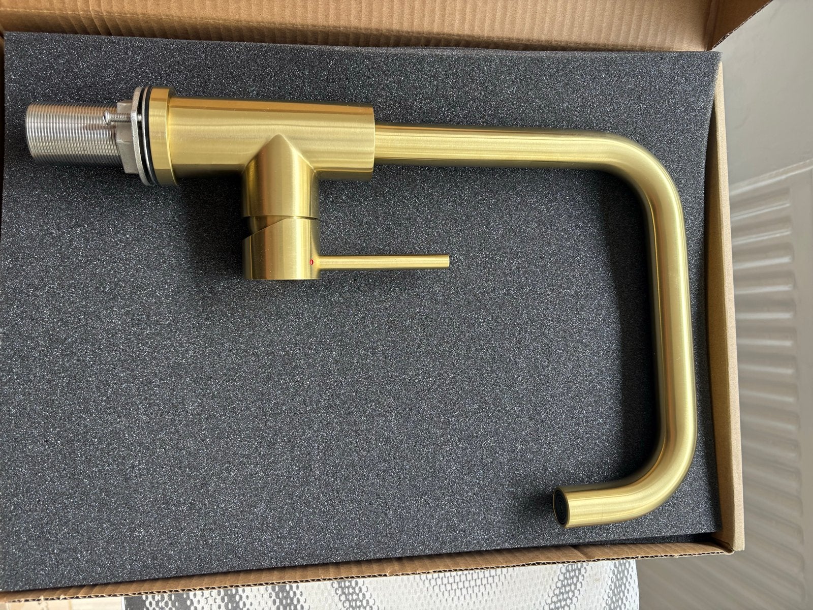 Lanesto Quadrato Gold Keukenkraan - Nieuw in doos, Overige typen, Goud, Nieuw, Ophalen of Verzenden