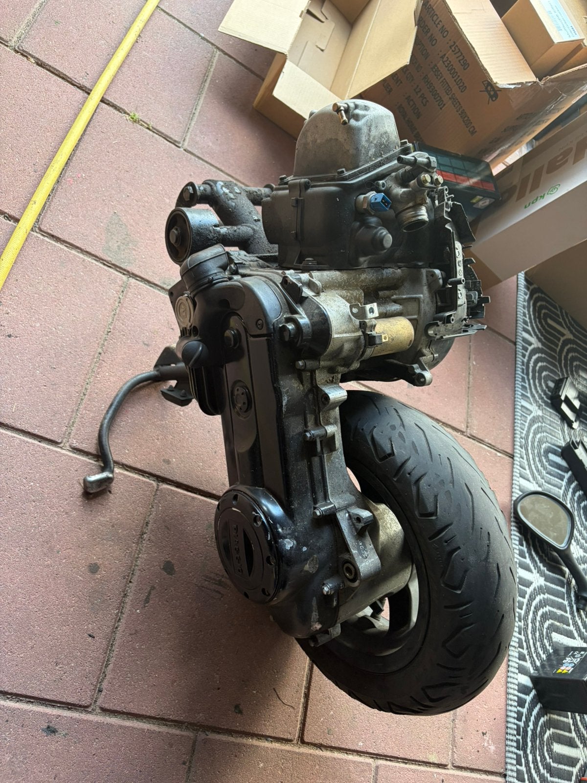 4t 50cc iget blok (water schade)!!!, Ophalen, Zo goed als nieuw, Blok, Piaggio