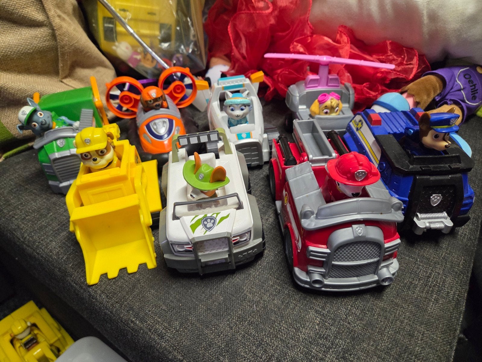 Paw Patrol Voertuigen Set - 8 Stuks, Ophalen of Verzenden, Gebruikt