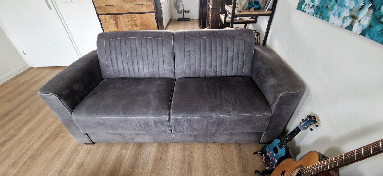 Zo goed als nieuwe bank van Pronto Wonen, Huis en Inrichting, Ophalen, Overige maten, 150 tot 200 cm, 75 tot 100 cm